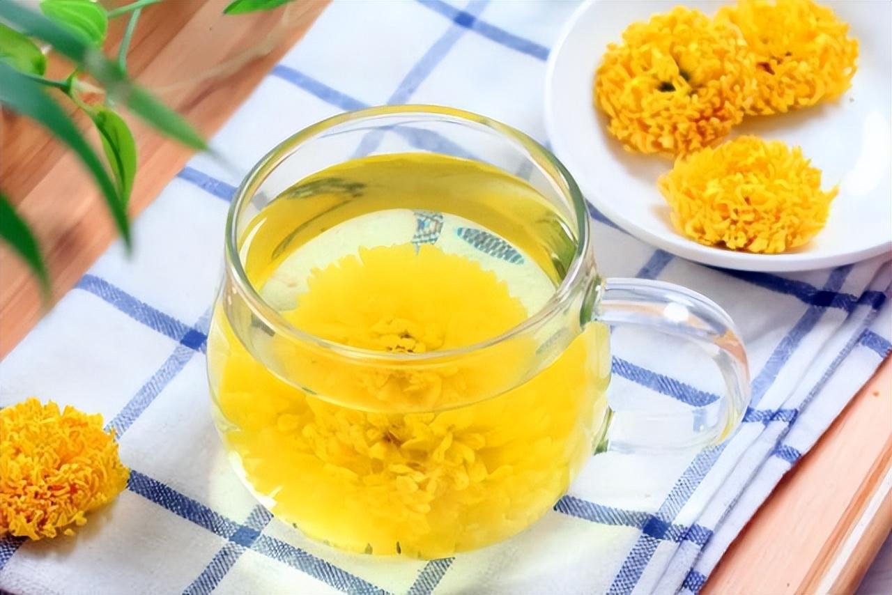 菊花泡水喝的功效，揭示其多重健康益處，菊花泡水喝的神奇功效，多重健康益處揭秘